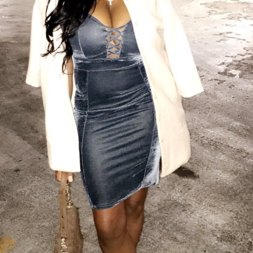 Blue dress